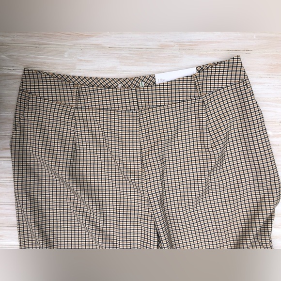 NWT Cato Plaid Hi-Rise Wide Leg Trouser - Picture 2 of 9